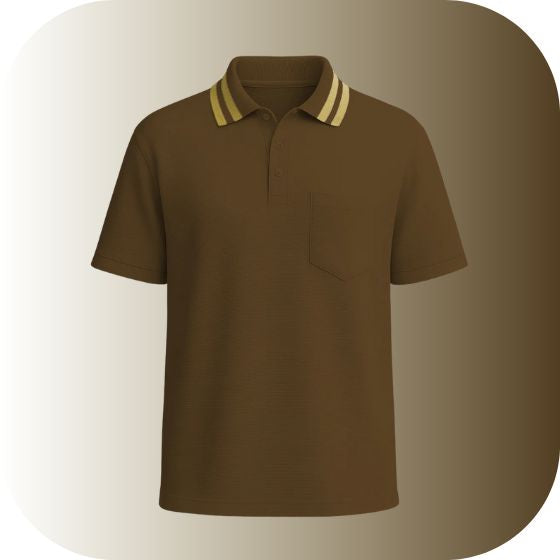 Classic Fit Striped Collar Polo for Men | Golf & Smart Casual Wear