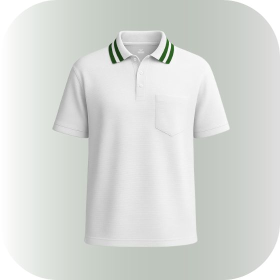Classic Fit Striped Collar Polo for Men | Golf & Smart Casual Wear