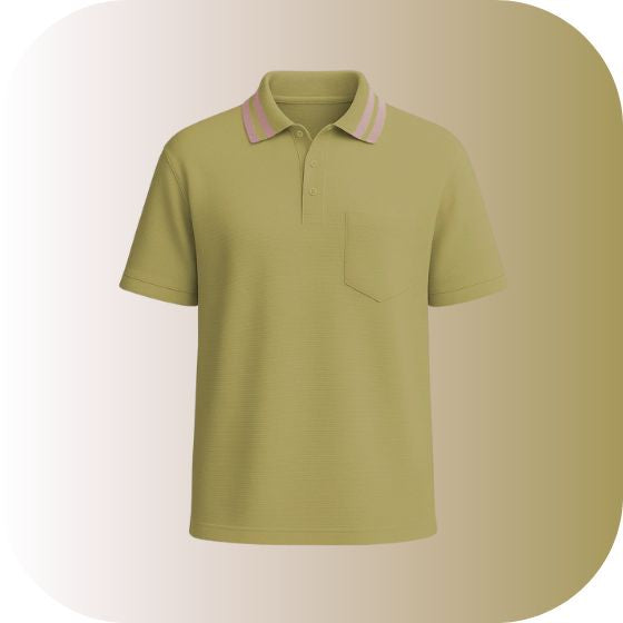 Classic Fit Striped Collar Polo for Men | Golf & Smart Casual Wear