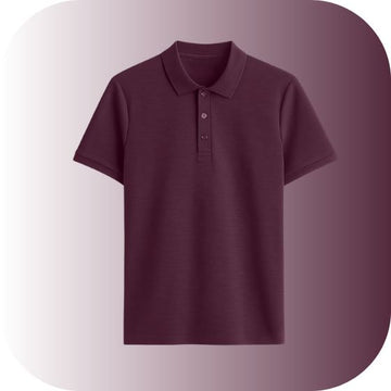 Everyday Performance Piqué Knit Polo Shirt | Navy Blue Smart Casual Basic | Plain Cotton Polo Tee